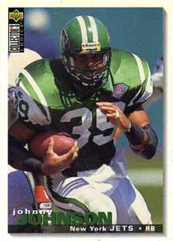 Johnny Johnson New York Jets 1995 Upper Deck Collector's Choice #139